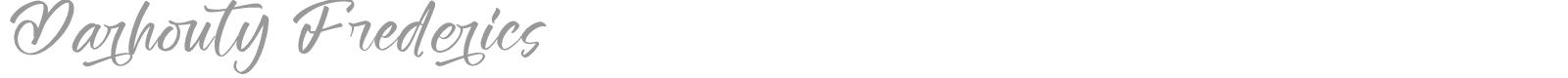 Darhouty Frederics font preview